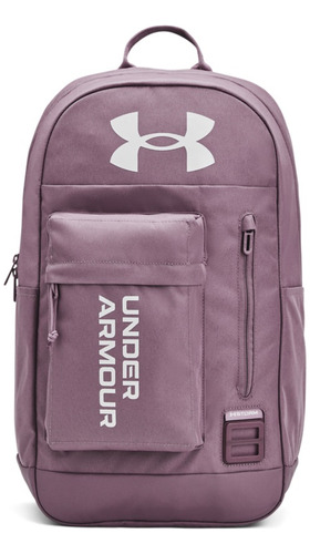 Mochila Para Entrenar Under Armour Halftime Unisex Color Misty Purple Diseño de la tela Liso con UA Logo y nombre de la marca