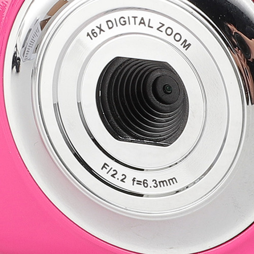 Cámara Digital De 16 Mp, 1080p, 30 Fps, Zoom Automático De 1