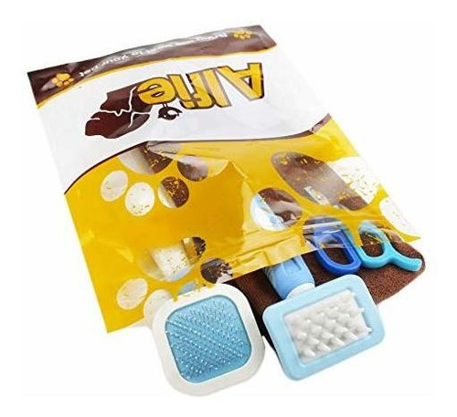 Imagen 9 de 9 de Guantes De Aseo Alfie Pet - Kit De Aseo Para Mascotas De 3