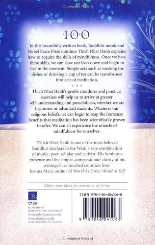 The Miracle Of Mindfulness The Classic Guide To Meditation, De Hanh, Thich N. Editorial Rider, Tapa Blanda En Inglés, 2008
