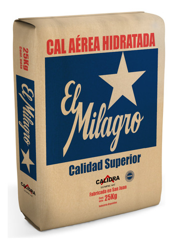 Cal Hidratada El Milagro X 25 Kg Cefas