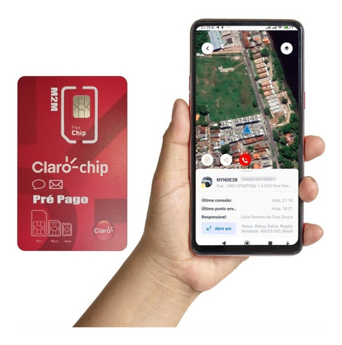 Chip M2m + Aplicativo Configuramos Seu Rastreador
