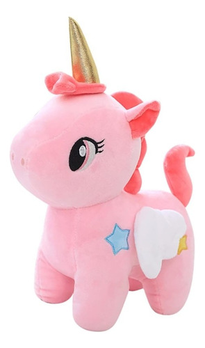 Peluche Pony Unicornio Kawaii Con Alas, Super Suave 