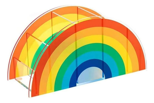2025 Caja De Almacenamiento De Lápices Acrílicos Rainbow
