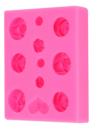 Molde De Silicona Para Hacer Flores, Rosa En Forma De S, Cho