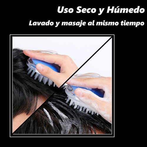 Scepillo Masajeador Peine De Masaje Cuero Cabelludo Bañarse