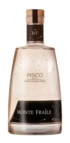 Pisco Monte Fraile 40º Transparente 750cc /chilepisco