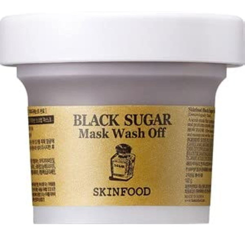 M&aacute;scara Exfoliante De Az&uacute;car Negra De Skinfood