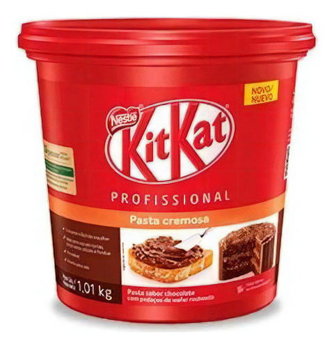 Recheio Cobertura Kitkat Cremoso Em Pasta Nestlé 1kg