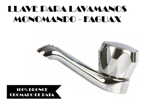 Llave Para Lavamanos Monomando - Faguax