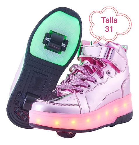 Zapatos Doble Ruedas Niña T 31