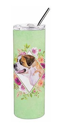 Caroline's Treasures Ck4346tbl20 Saint Bernard # 1 Green Flo