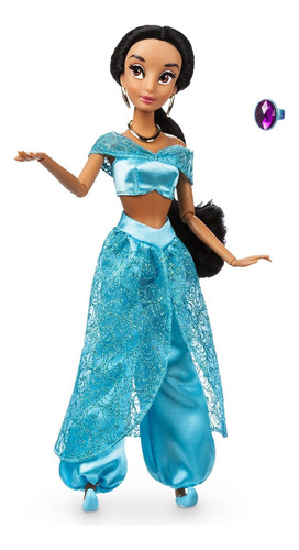 Disney Jasmine Classic Doll Con Anillo - Aladdin - 11 ½ Pu.