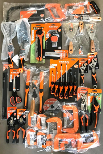 Caja Con 72 Herramientas Completa Kendo Kit Completo Naranja