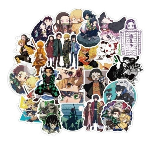 Demon Slayer Kimetsu No Yaiba Set 100 Stickers