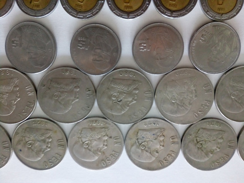 Serie Monedas Un Peso Desde 1970 Hasta 2022 (Usado)