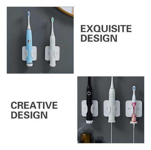 Soporte Eléctrico Para Cepillos De Dientes, 2 Unidades, Esta
