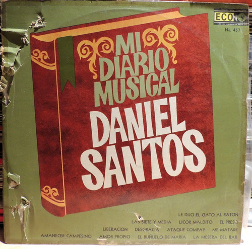 Daniel Santos (vinyl) Mi Diario Músical 