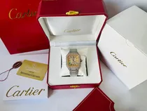 Comprar Reloj Pulsera Cartier Santos Suizo Maquina Grabada Suizo