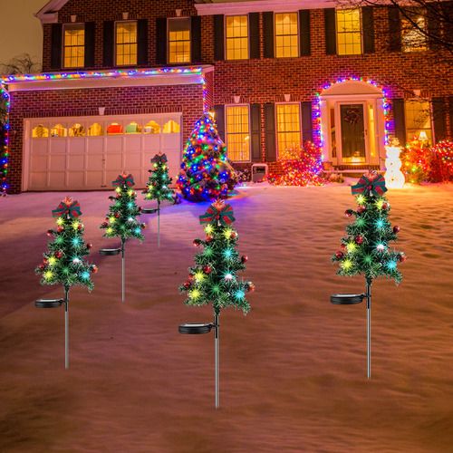 Lámpara Led N Solar Para Decoración Navideña, Árbol De Navid