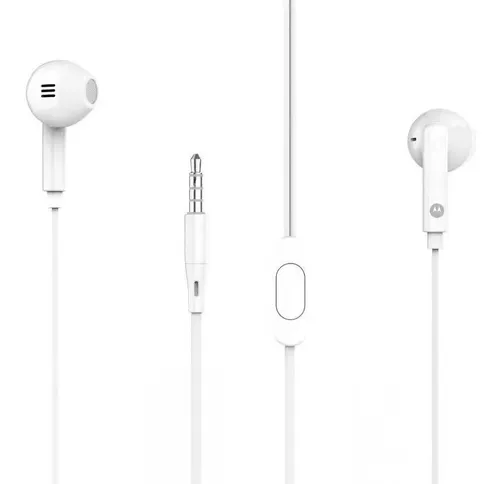 Auriculares Motorola Earbuds Pace 145 + Microfono - Blancos | Envío gratis