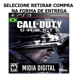 Call Of Duty Cod Ghosts Dublado Português - Jogos Ps3 Psn