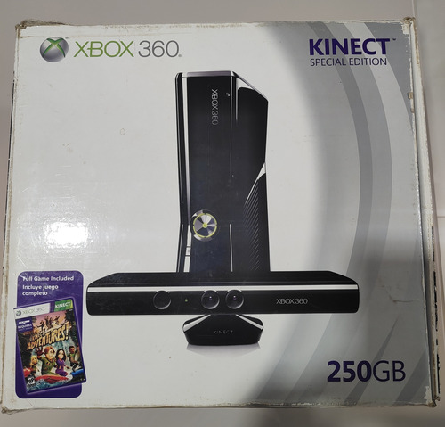 Microsoft Xbox 360 Elite 250gb Standard Cor Matte Black Preto (Usado)