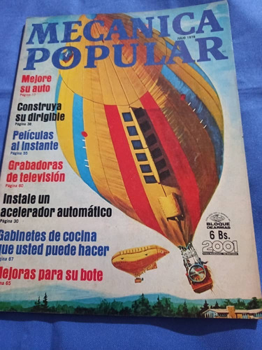 Revista - Mecanica Popular  1978 Julio  Vol 31 N- 7