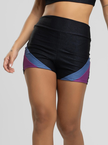 Short Feminino Vicbela Bermuda Fitness Academia Poliéster