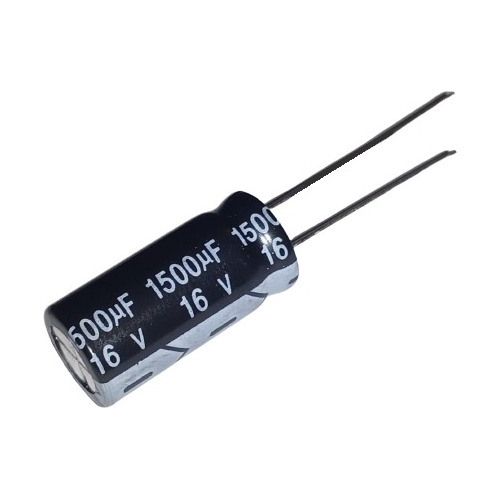 Capacitor Eletrolítico 1500uf 16v 105º 10x20mm Kit C/100