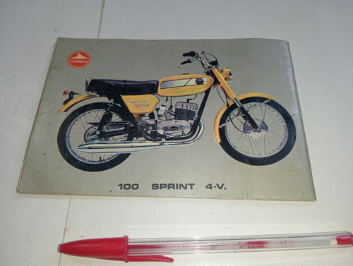 Manual De Instrucciones Motocicletas Carabela 1970's. (Usado)