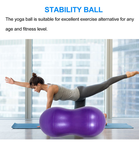 Ejercicio, Yoga, Pelota, Equilibrio Y Estabilidad, Entrenado