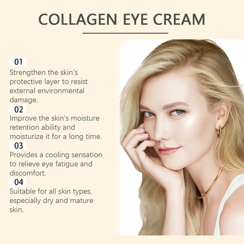 Mh Crema For Ojos Con Proteína De Péptido De Abeja