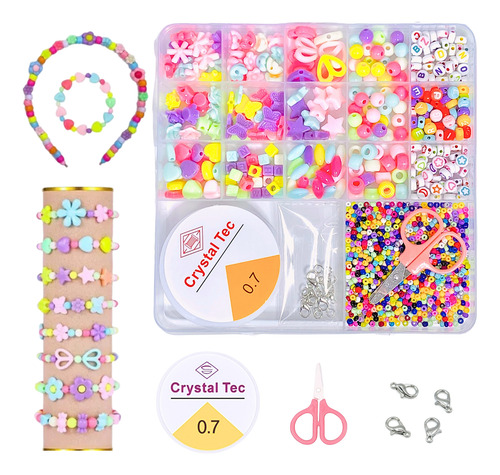 Caja Bijouterie Kit Mostacillas Taylor Swift X17 Divisiones Figuras Con Estrellas Y Corazones
