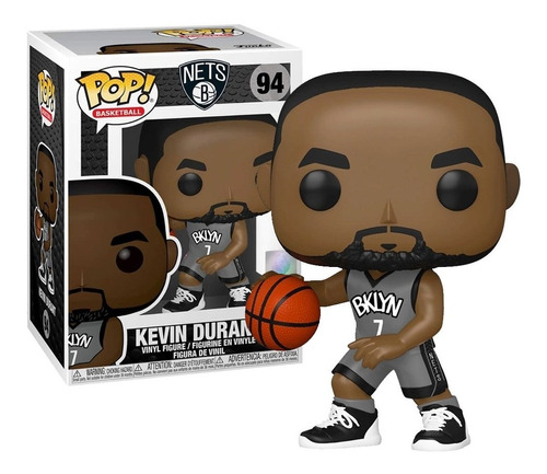 Boneco Funko Pop Basketball Kevin Durant 94 - Nba Nets