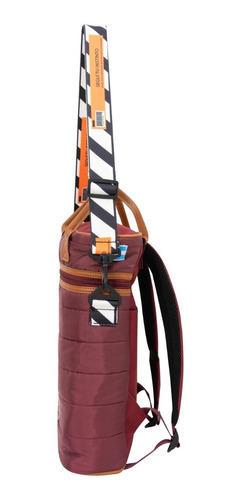 Imagen 4 de 8 de Mochila Matera Diamond Pop Bordo