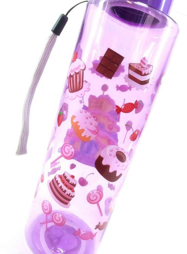 Botella Plastica Infantil Trendy 600 Ml Pico Y Tapa A Rosca
