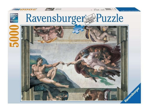 Puzze 5000 Pz- La Creación De Adán - Ravensburger 174089