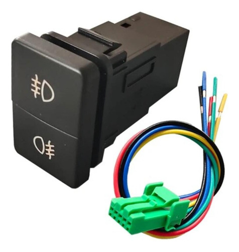 Boton Interruptor Switch Neblinero Doble 12v 24v Universal