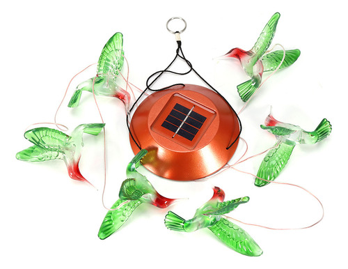 Zx Carillón De Viento Led Solar Que Cambia De Color, Tipo