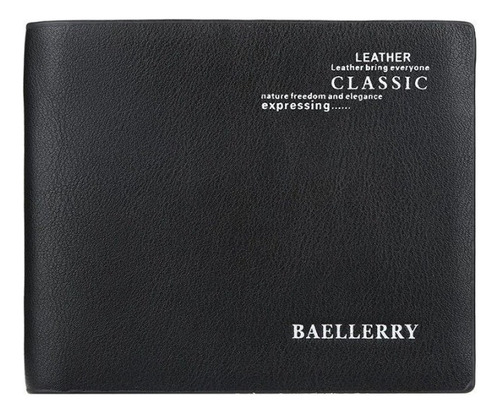 Cartera Baellerry Clásica D1836 Billetera Compacta De Hombre