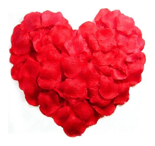Petalos De Rosa Rojos De Tela Enamorados San Valentin Bodas