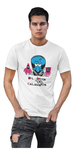 Playera Calamardo Lider Squid Game Juego Del Calamar Soldado