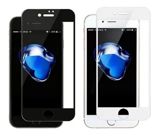Mica De Vidrio Templado Para iPhone 6 6s Se2 7 8 Y Plus