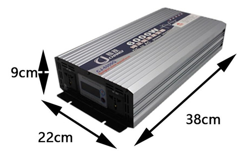Inversor 6000w Onda Pura 60v/72v 220v 2 Tomadas Display