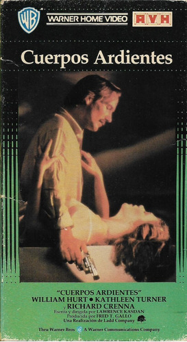 Cuerpos Ardientes Vhs William Hurt Kathleen Turner Body Heat