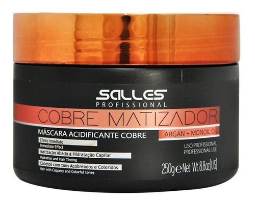 Máscara Cobre Matizadora Salles Profissional 250gr