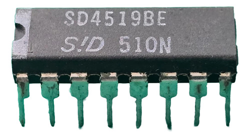 10x Circuito Integrado Cd4519 = Sd4519be = Sd4519 Sid