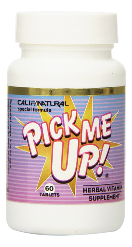 California Natural Pick Me Up Vitamina, 60 Unidades