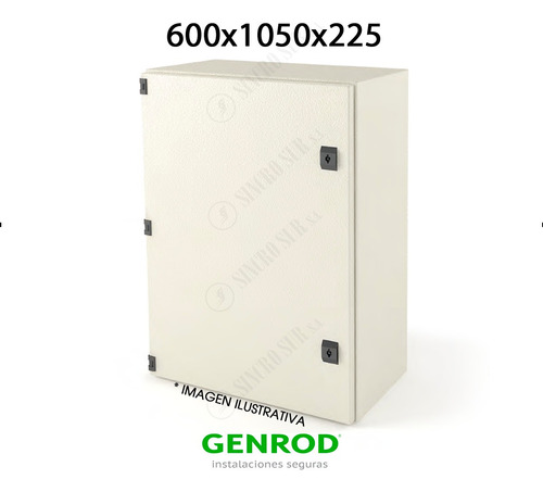 Gabinete Electrico Estanco Metalico 600x1050x225 Genrod